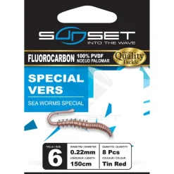 Hameçons montés Hm Rs competition spécial vers / fluoro