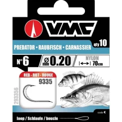 Hameçons Montés Nylon VMC Predator (x10)