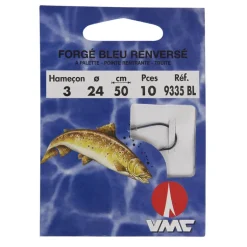 Hameçons montés truite waterqueen bleu renversé 9335i (x10)