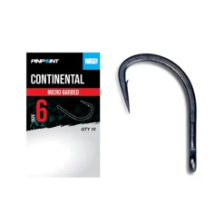 Hameçons Nash Continental Micro Barbed - Gamme Pinpoint