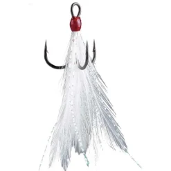 Hameçons triples à Plumes BKK Spear 21SS White (x3)