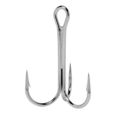 Hameçons triples carnassier vmc 9649 nickelés (x10)