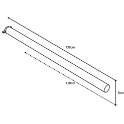 Housse étanche épuisette Nash Scope OPS Sawn Off Stink Bag 6ft