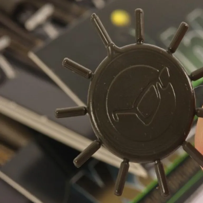 Leadcore carpe korda leader ring swivel - 3 par pack - 1 m