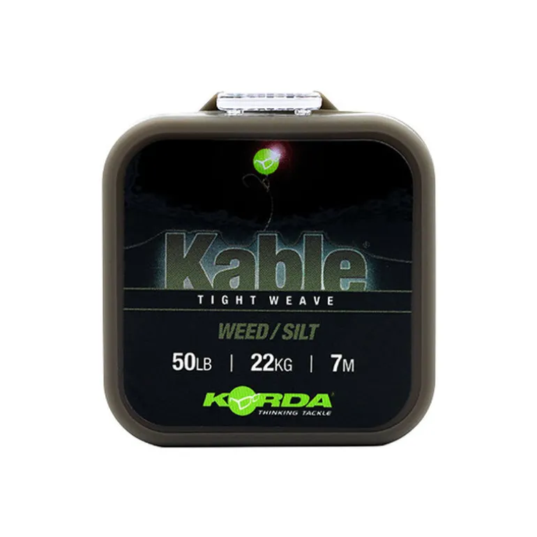 Leadcore Korda Kable Tight Weave 7m Weed