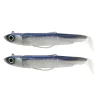 Leurre souple double combo black minnow offshore 9cm 10g