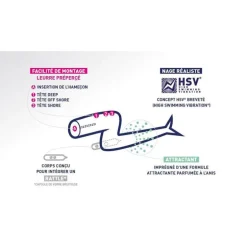 Leurre souple fiiish corps crazy sand eel 220 22cm (x3)