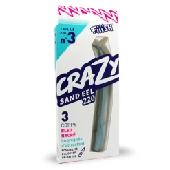 Leurre souple fiiish corps crazy sand eel 220 22cm (x3)