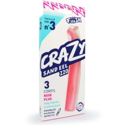 Leurre souple fiiish corps crazy sand eel 220 22cm (x3)