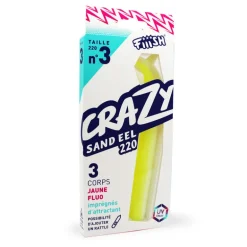 Leurre souple fiiish corps crazy sand eel 220 22cm (x3)