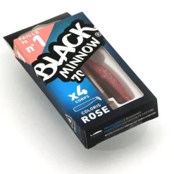 Leurre souple fiiish corps black minnow 70 7cm (x4)