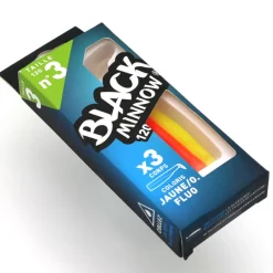 Leurre souple fiiish corps black minnow 120 12cm (x3)