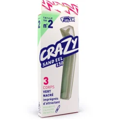 Leurre souple fiiish corps crazy sand eel 150 15cm (x3)