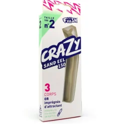 Leurre souple fiiish corps crazy sand eel 150 15cm (x3)