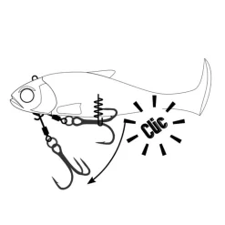 Leurre Souple Shad Fiiish Blaster Shad 16cm, 53g