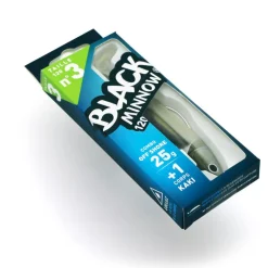 Leurre Souple Shad Fiiish Combo Black Minnow 120 Off Shore 12cm, 25g