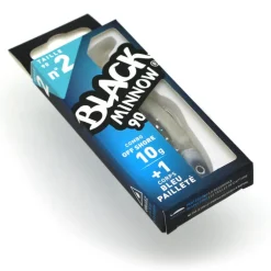 Leurre Souple Shad Fiiish Combo Black Minnow 90 Off Shore 9cm, 10g