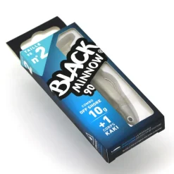 Leurre Souple Shad Fiiish Combo Black Minnow 90 Off Shore 9cm, 10g