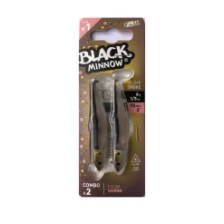 Leurre Souple Shad Fiiish Double Combo Offshore Black Minnow 70, 6g