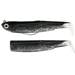 Leurre Souple Shad Fiiish Combo Black Minnow 120 Shore 12cm, 12g