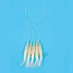 Leurre train de plumes mer flashmer alevins 5 hamecons 1/0