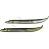 Leurres souples fiiish double combo crazy sand eel 100 off shore 10cm 10g kaki