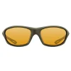 Lunettes polarisantes korda sunglasses wraps gloss olive / yellow lens