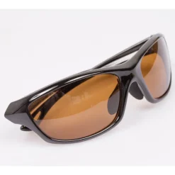 Lunettes polarisantes korda sunglasses wraps gloss olive / yellow lens