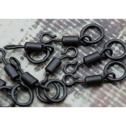 Émerillon rapide carpe korda quick change swivel loop fitting taille 11 (x8)