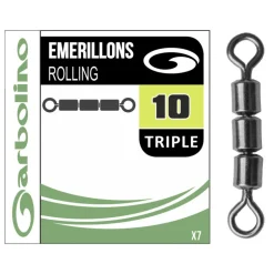 Micro Émerillons Triple Garbolino Streamline Rolling Triple (x7)