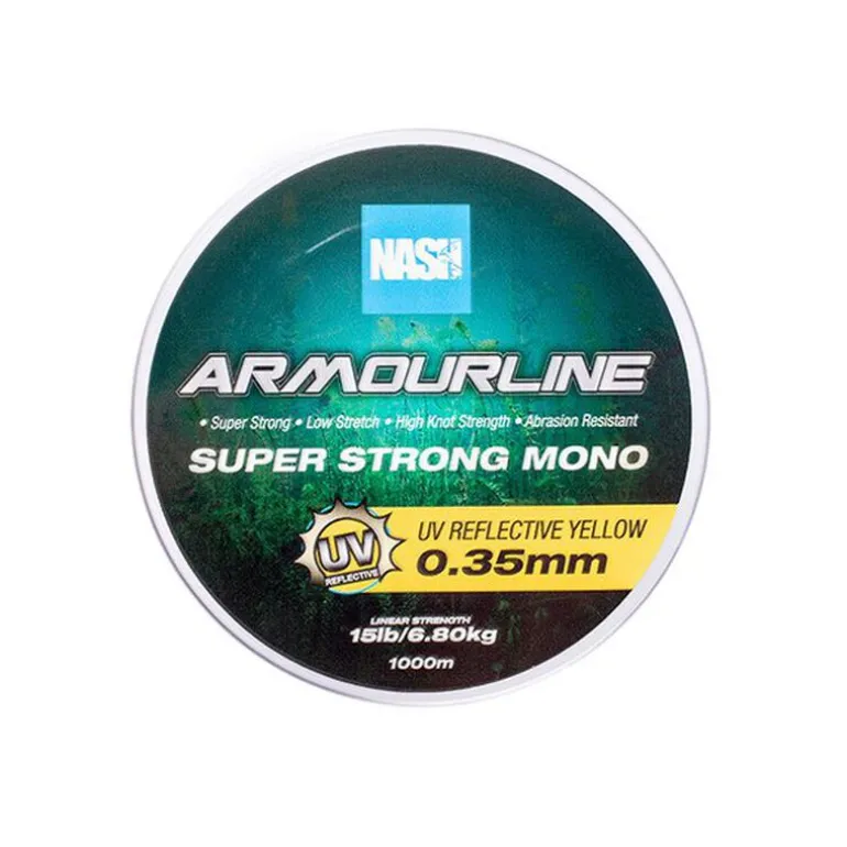 Monofilament Nash Armourline Super Strong Mono UV Yellow 1000m