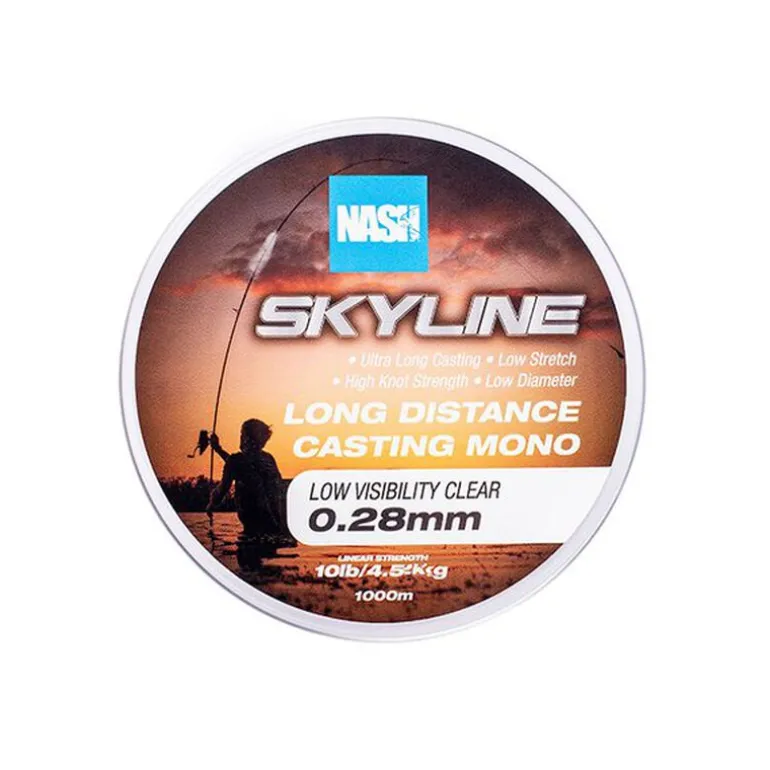 Monofilament Nash Skyline Mono Low Visibility Clear