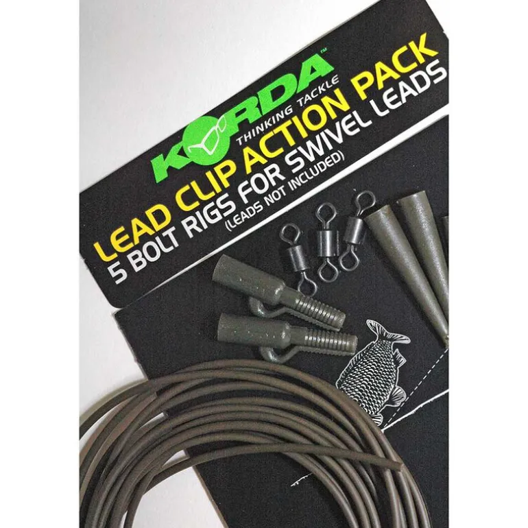 Montage carpe korda lead clip action pack