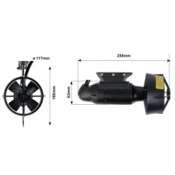 Moteur Float Tube Frazer FT Motor