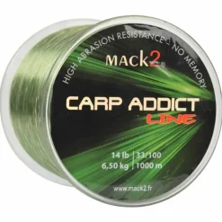 Nylon carpe mack2 carp addict line 1000 m