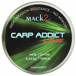 Nylon carpe mack2 carp addict line 1000 m