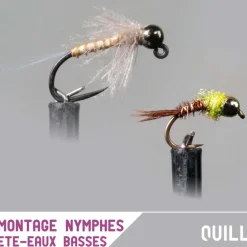 Nymphes Garbolino X2 - début de saison / eaux fortes / quill
