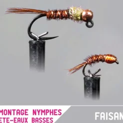 Nymphes Garbolino X2 - été / eaux basses / faisan
