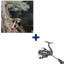 Pack Canne Evok Invictus Trout V2 2.19cm, 5-14g + Moulinet Invictus Trout 1500Fd