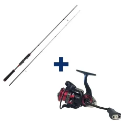 Pack Canne Evok Invictus V2 2.01m, 5-14g + Moulinet Invictus 2500Fd