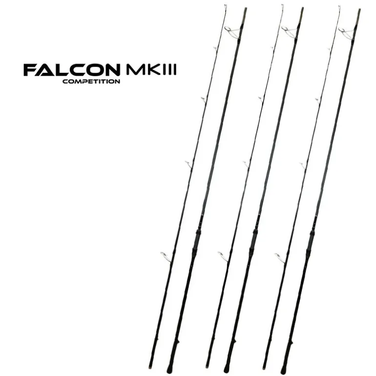 Pack de 3 cannes Mack2 Falcon compétition MK III 12' 3,75lbs