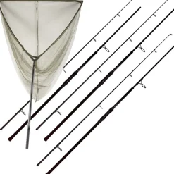 Pack de 3 cannes Nomad Xtr  10' 3 Lbs + 1 épuisette Nomad Xtr Landing Net