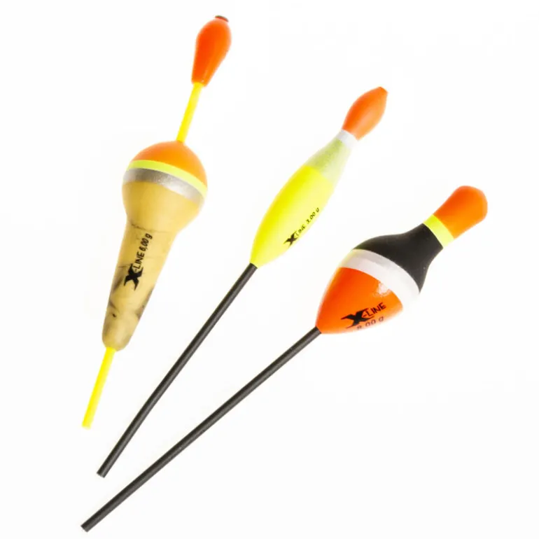 Pack de 3 flotteurs carnassier x-line (3g 6g 8g)