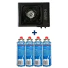 Pack Rechaud + 4 Cartouches de Gaz