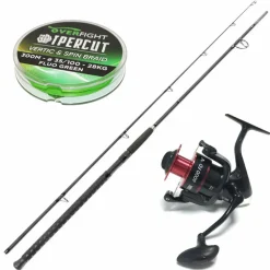 Pack Silure au leurre Tank Heavy Spin 2.70m +Tank 6000FD + Ipercut Spin and Vertic Braid 0.35mm