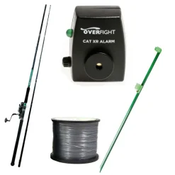 Pack Silure Combo Overfight Tank Allround CS 3m, Max 600g + Fil + Pique + Détecteur