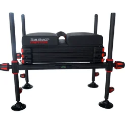 Pack station de pêche au coup team france s-lock match light + repose-pieds