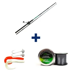 Pack Tank Heavy Spin + Monofilament + Leurre