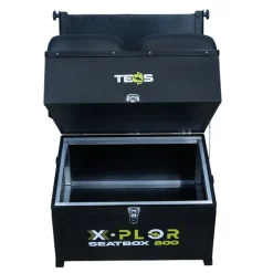 Panier de pêche au coup teos alu large 3 tiroirs avec dossier