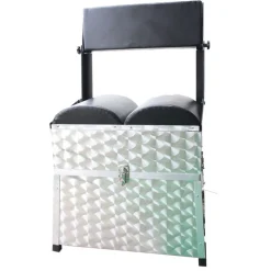 Panier de pêche au coup team france alu large 3 tiroirs avec dossier